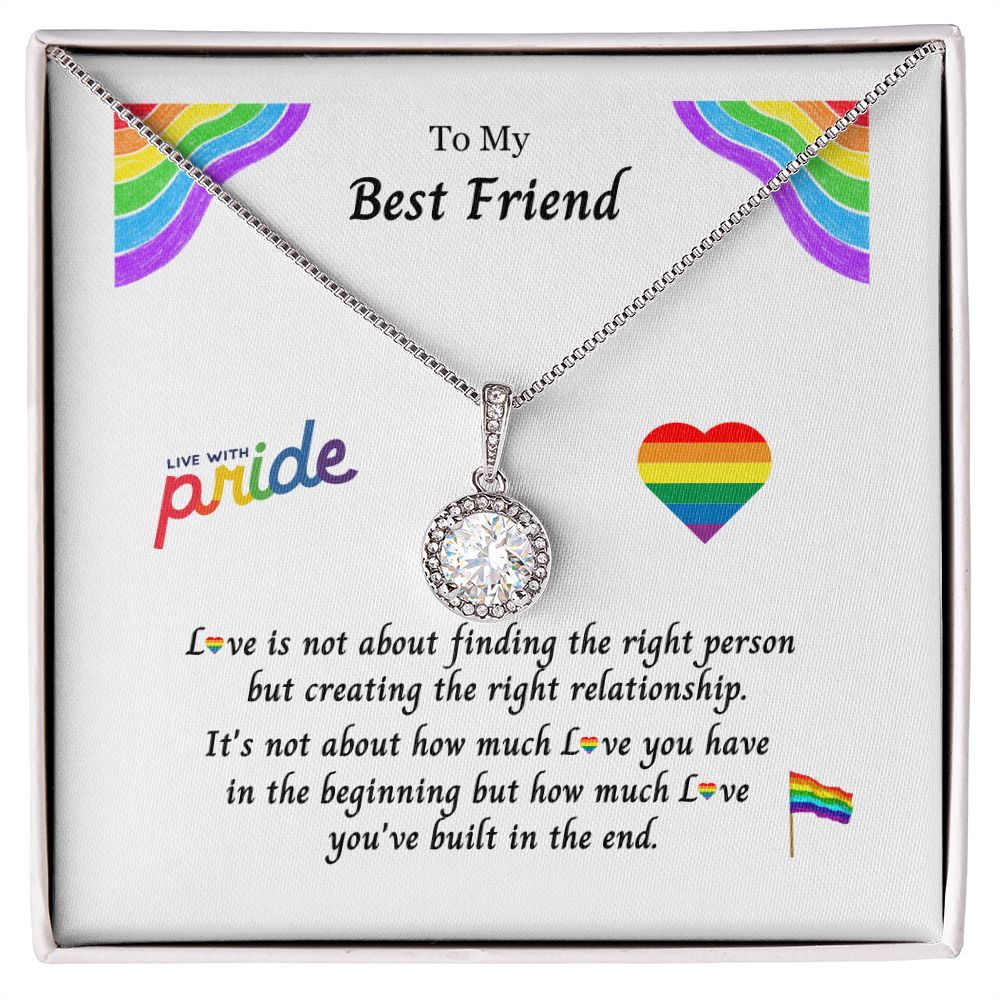 PRIDE LGBTQ Best Friend Eternal Hope Necklace