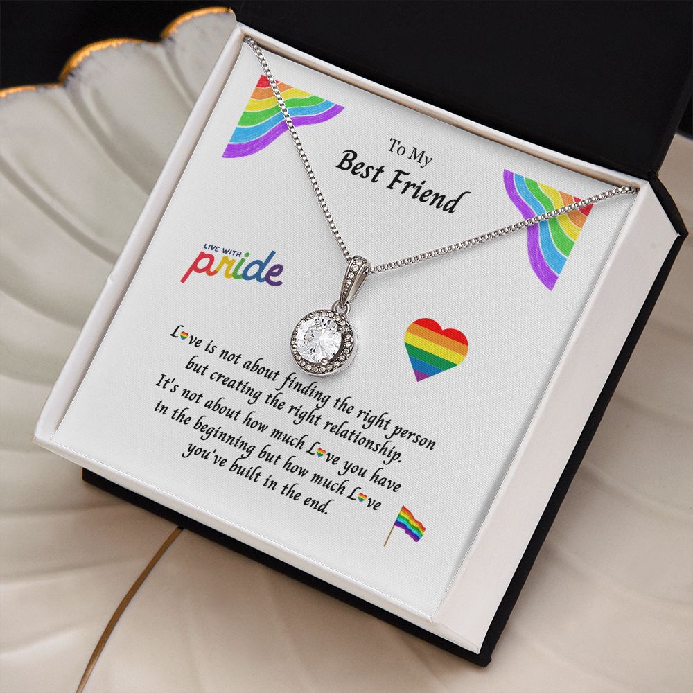 PRIDE LGBTQ Best Friend Eternal Hope Necklace