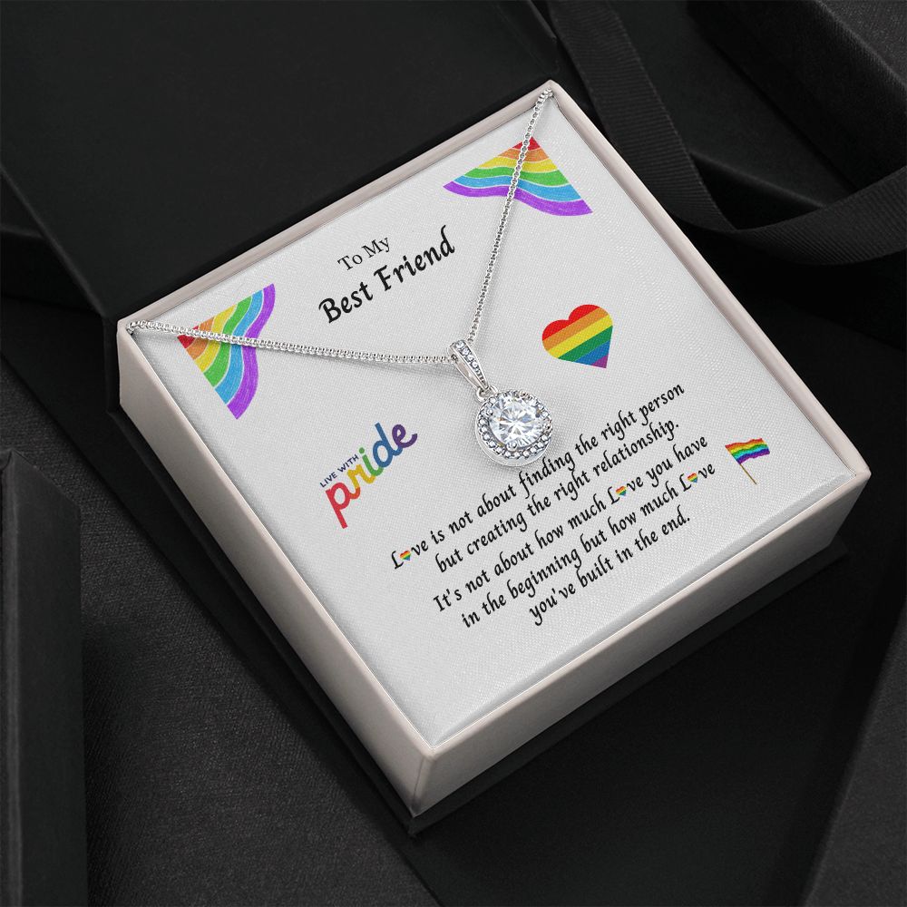 PRIDE LGBTQ Best Friend Eternal Hope Necklace