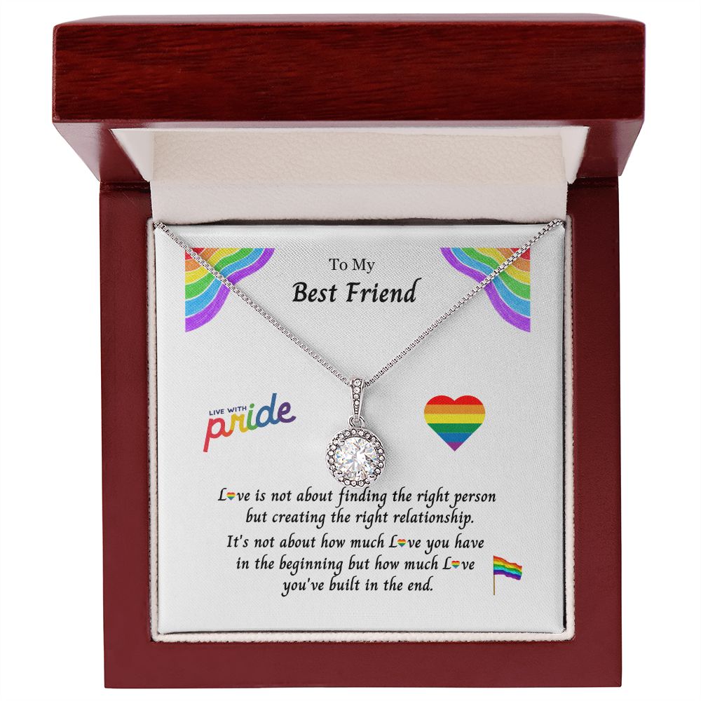 PRIDE LGBTQ Best Friend Eternal Hope Necklace