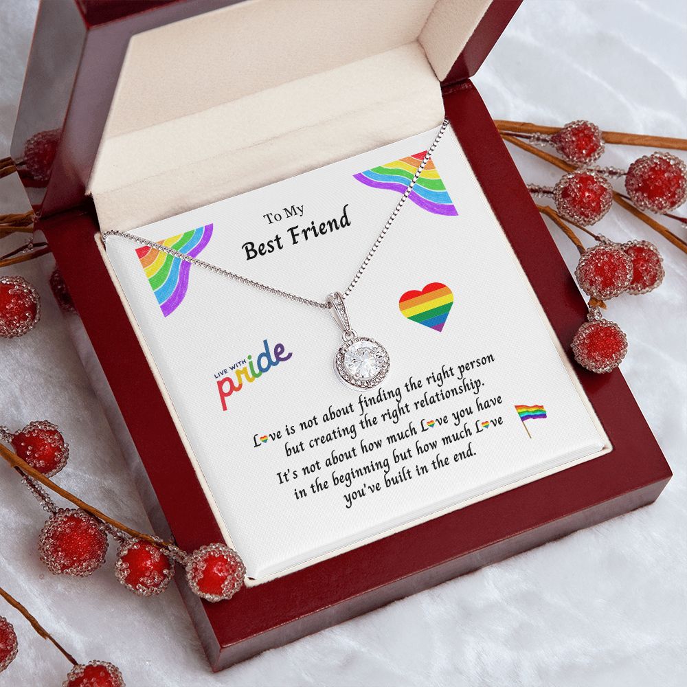 PRIDE LGBTQ Best Friend Eternal Hope Necklace