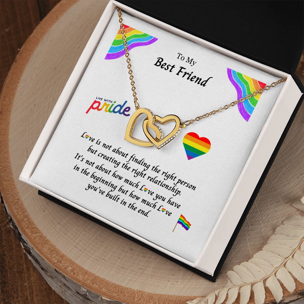 LGBTQ PRIDE, To My Best Friend:  Eternal Hope Necklace