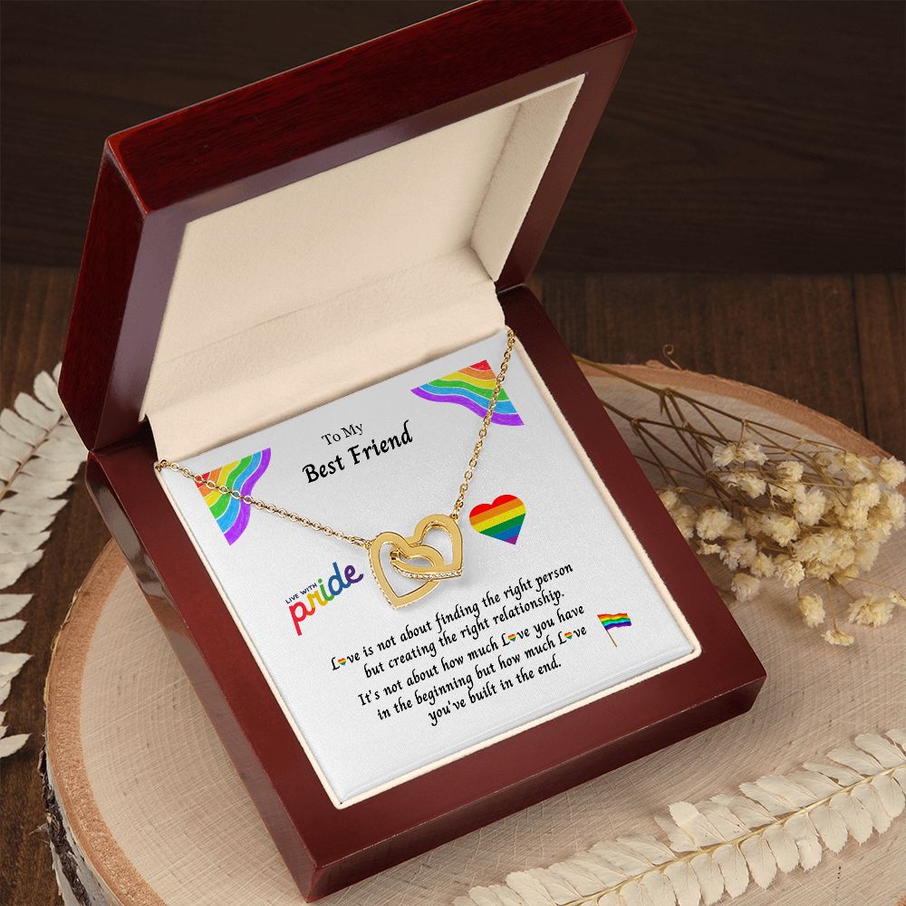 LGBTQ PRIDE, To My Best Friend:  Eternal Hope Necklace