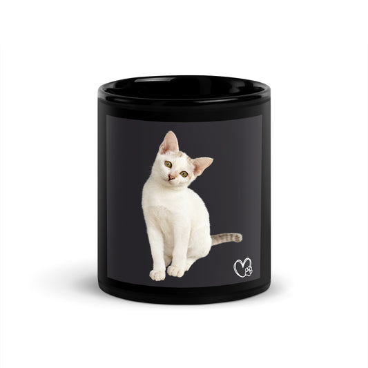 White Cat Mug