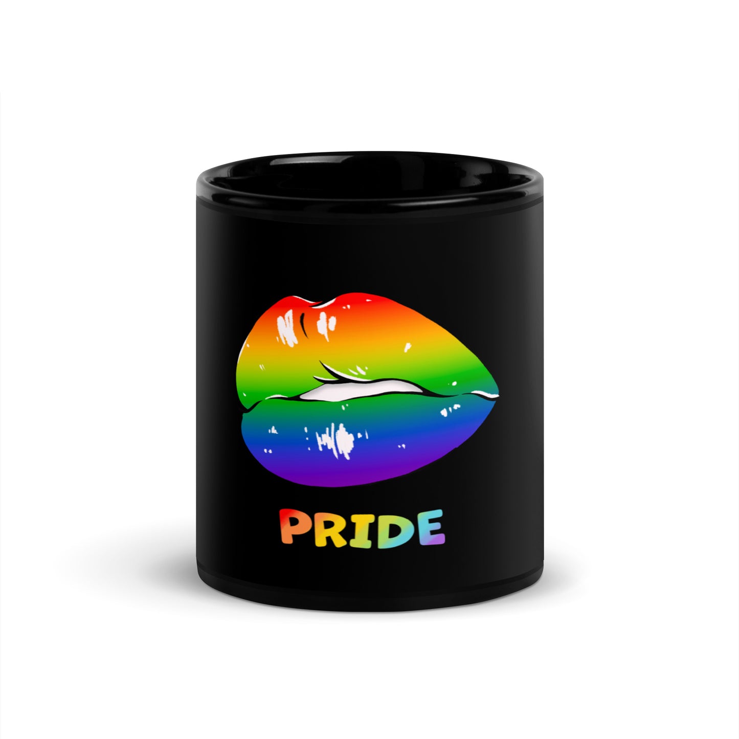 LGBTQ+ PRIDE Lips Rainbow Mug