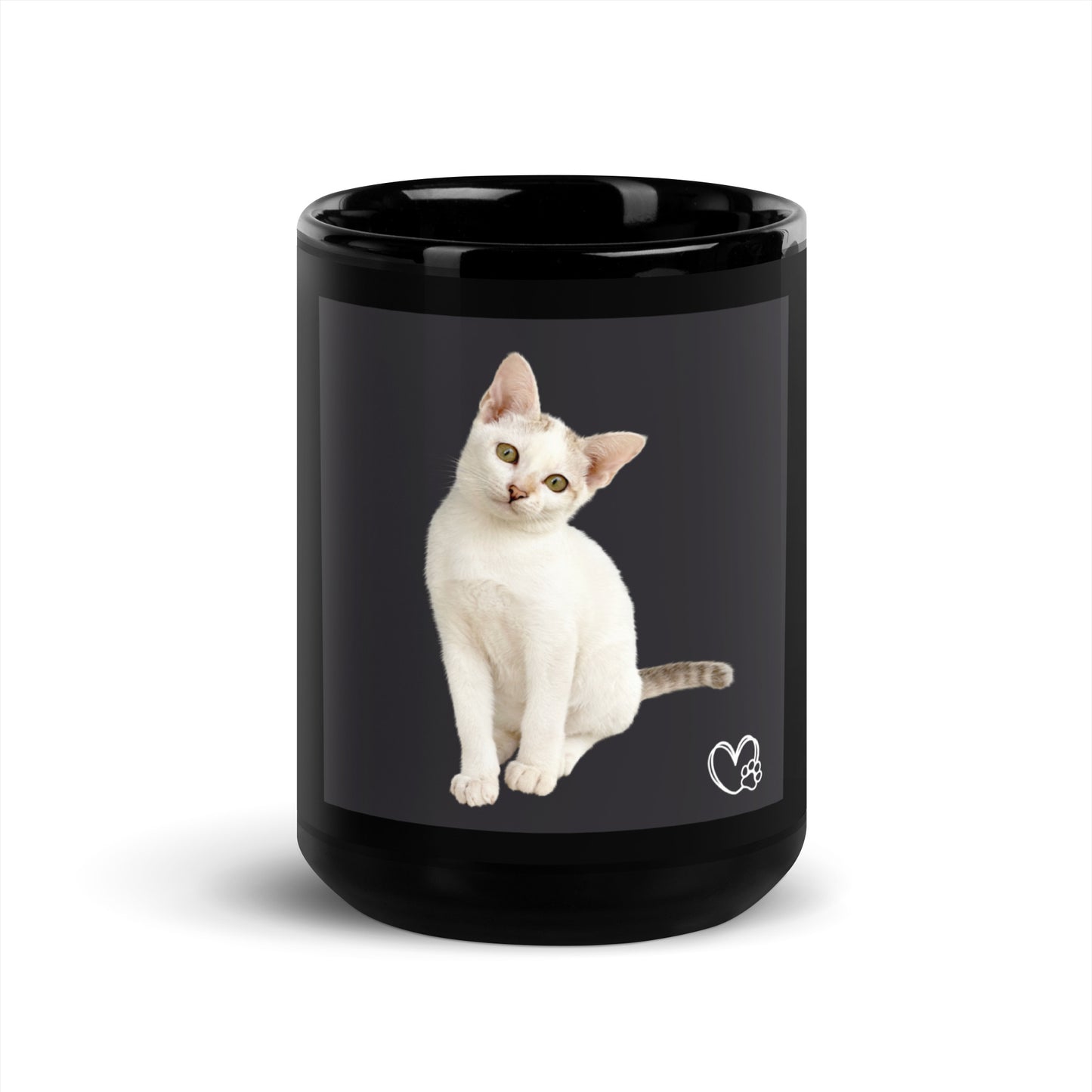 White Cat Mug