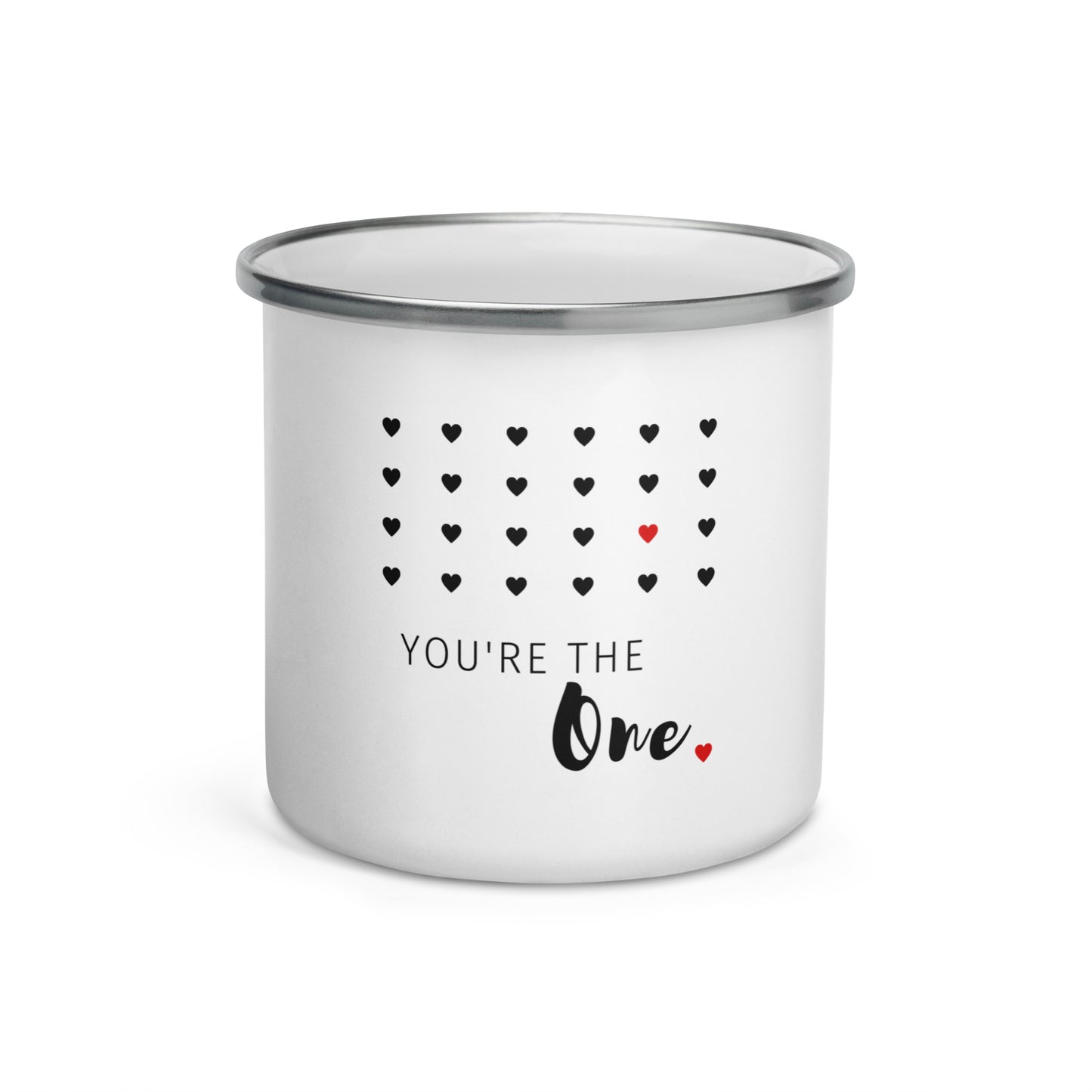 You're The One Enamel Mug