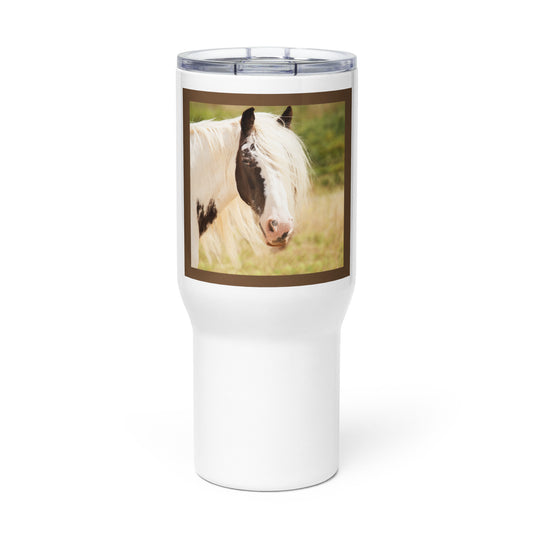 Horse Head - Travel Mug with Handle