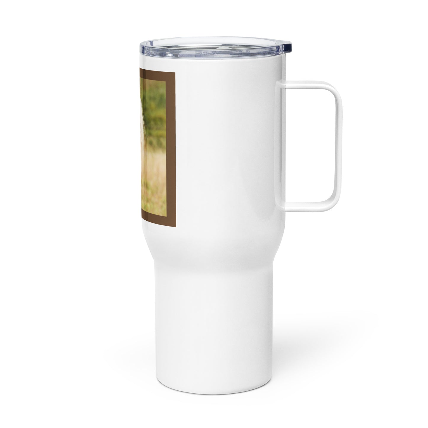 Horse Head - Travel Mug with Handle