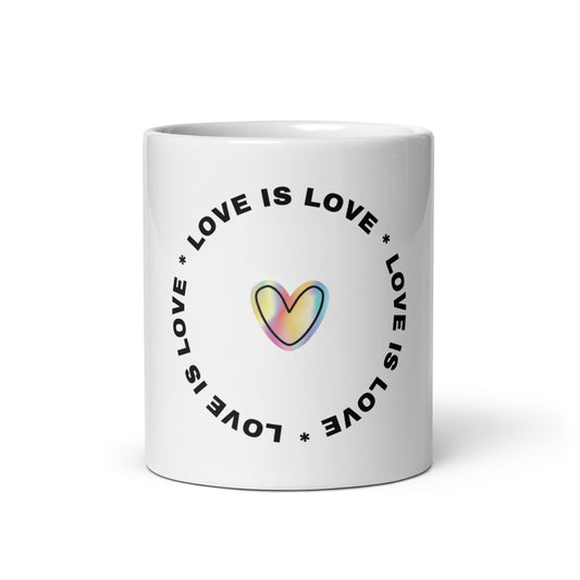 LGBTQ+ Pride LOVE IS LOVE Coffee Mug