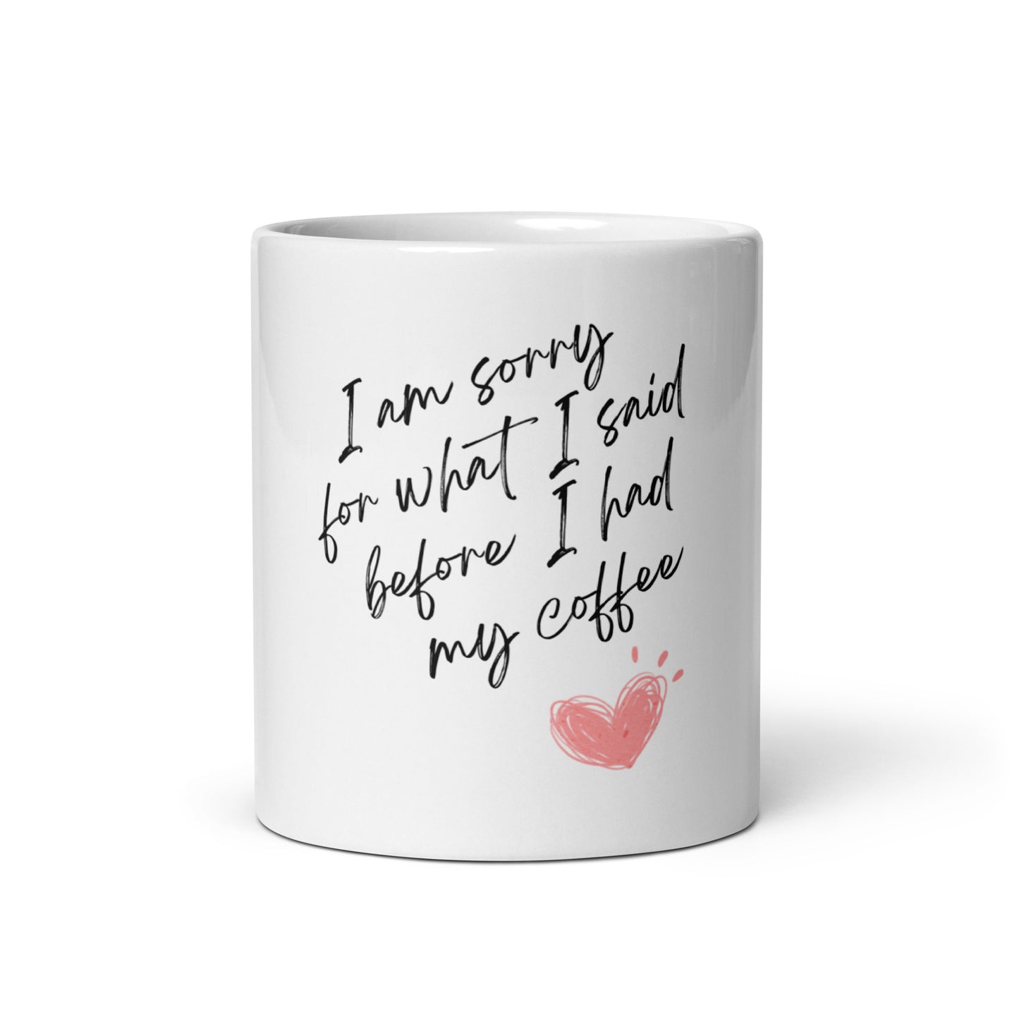 I am sorry for what I said before I had my Coffee- Mug