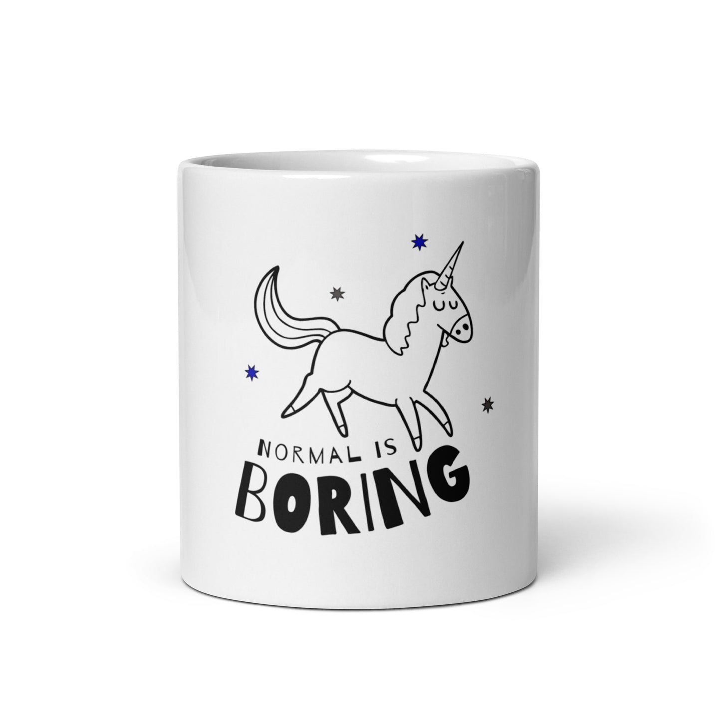 Normal is Boring Unicorn Coffee Mug