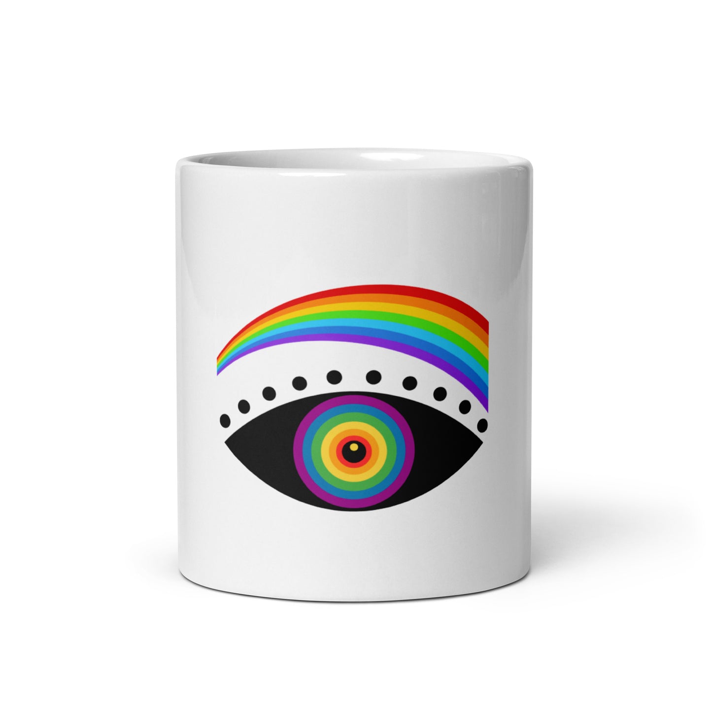 LGBTQ PRIDE Rainbow Eye Mug