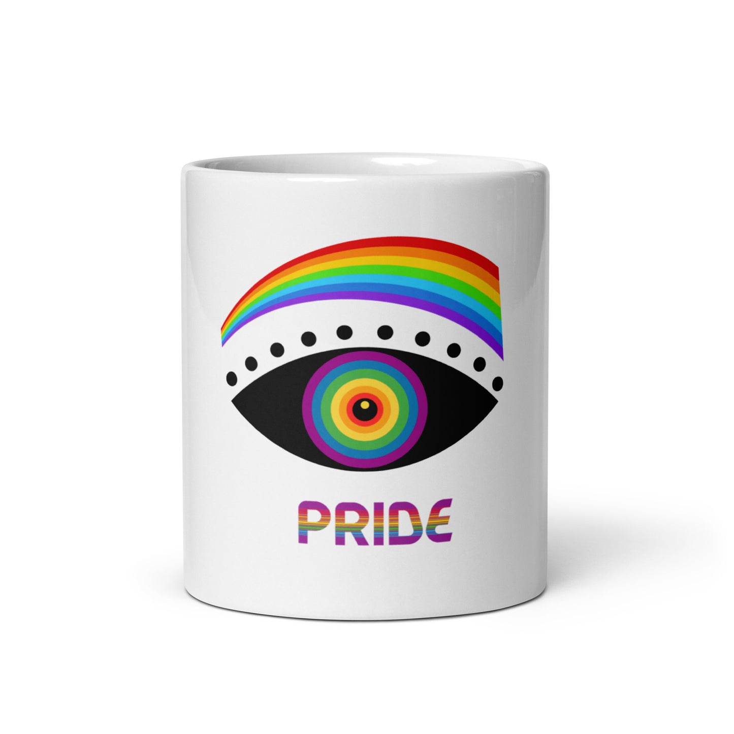 LGBTQ Rainbow Eye PRIDE Mug