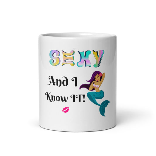 Sexy and I Know It Mermaid Mug