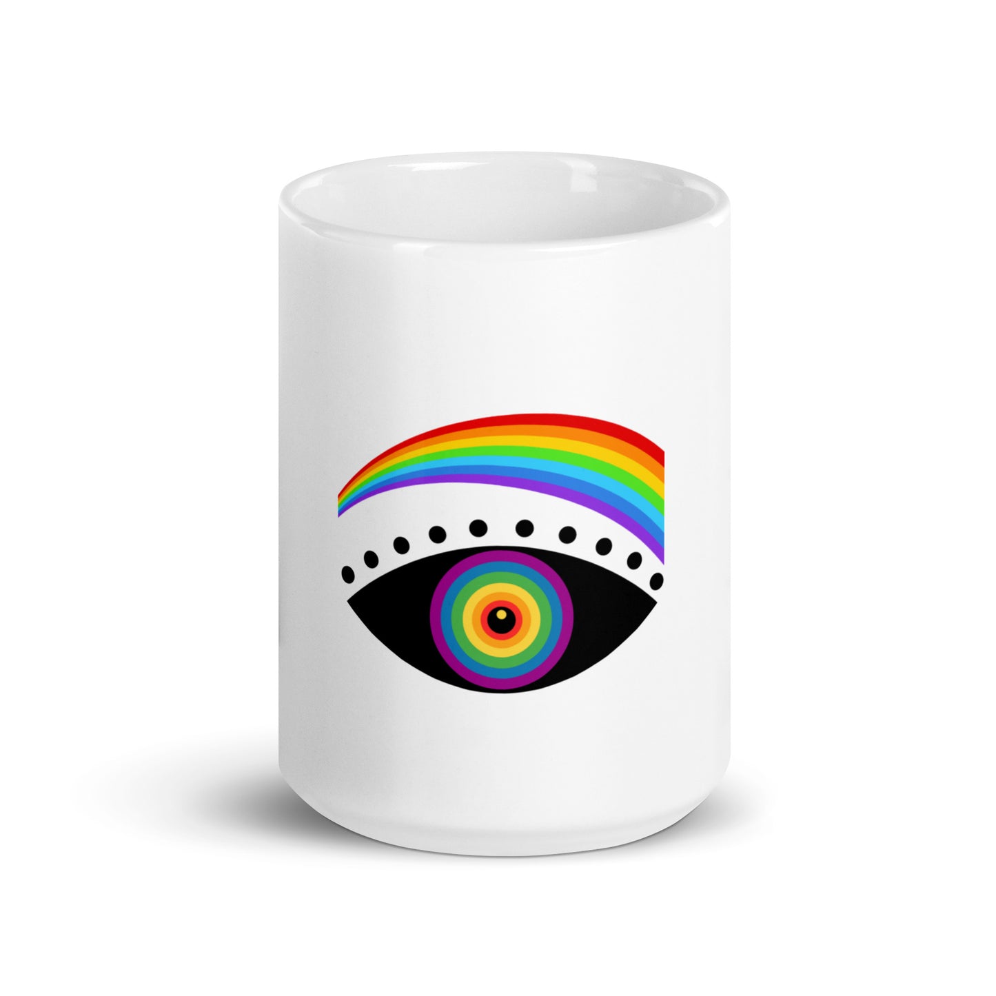 LGBTQ PRIDE Rainbow Eye Mug