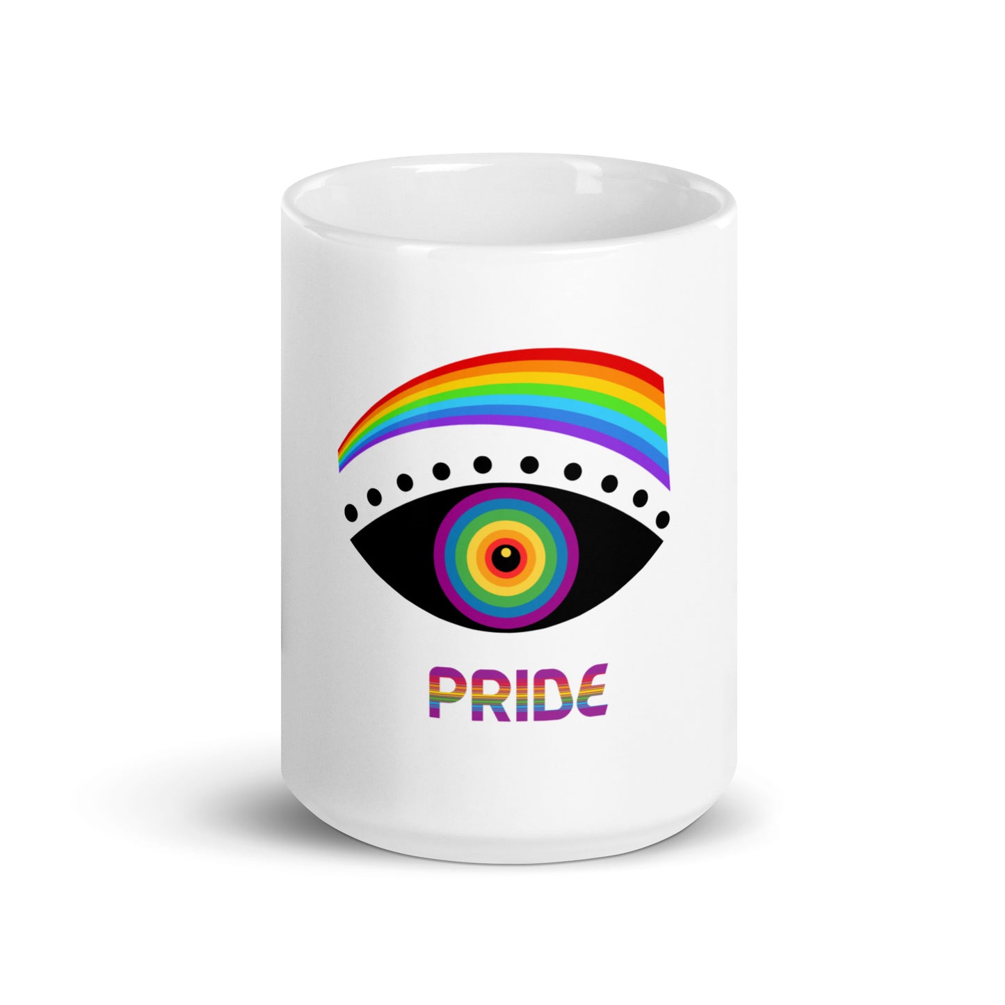 LGBTQ Rainbow Eye PRIDE Mug