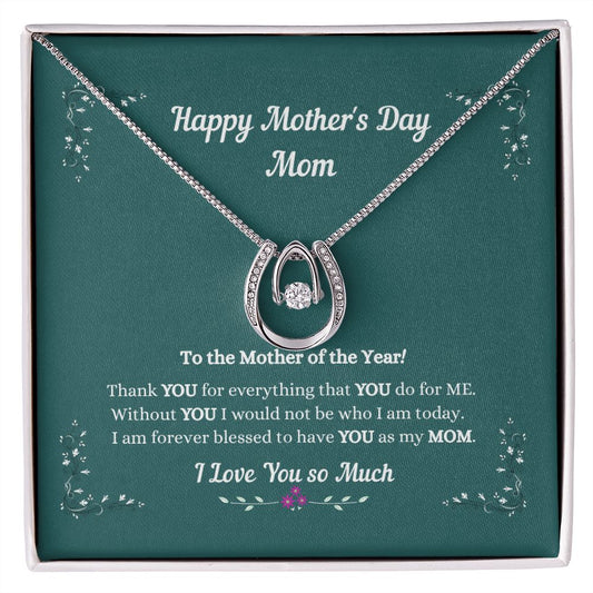 Happy Mother's Day Mom Necklace